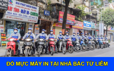 Đổ Mực Máy In Tại nhà Bắc Từ Liêm