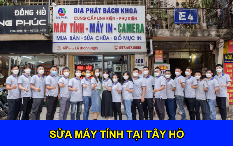 Sửa máy tính tại Tây Hồ