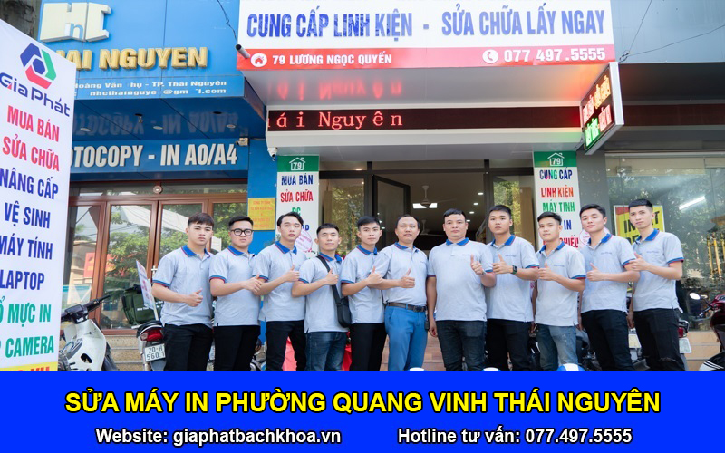 Sửa máy in Phường Quang Vinh Thái Nguyên
