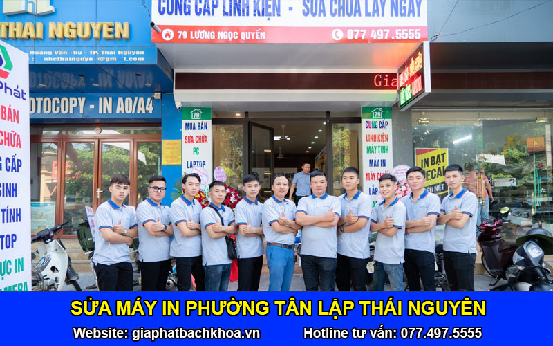 Sửa máy in Phường Tân Lập Thái Nguyên