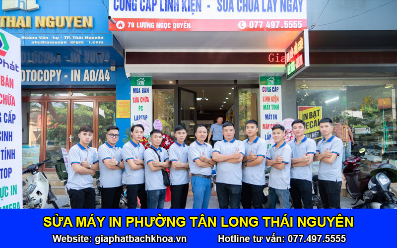 Sửa máy in Phường Tân Long Thái Nguyên