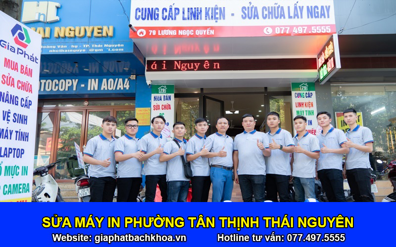 Sửa máy in Phường Tân Thịnh Thái Nguyên