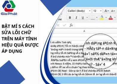 cách sửa lỗi chữ trên máy tính