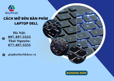 cách mở đèn bàn phím laptop dell