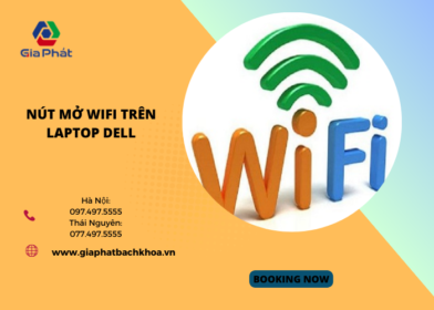 nút mở wifi trên laptop dell