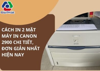 Cách in 2 mặt máy in canon 2900