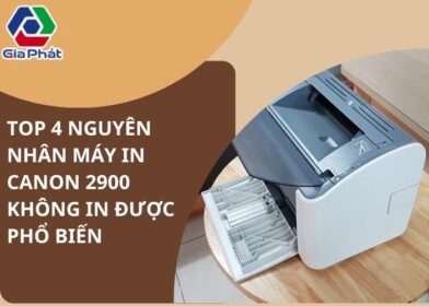 máy in canon 2900 không in được