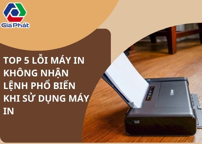 máy in không nhận lệnh