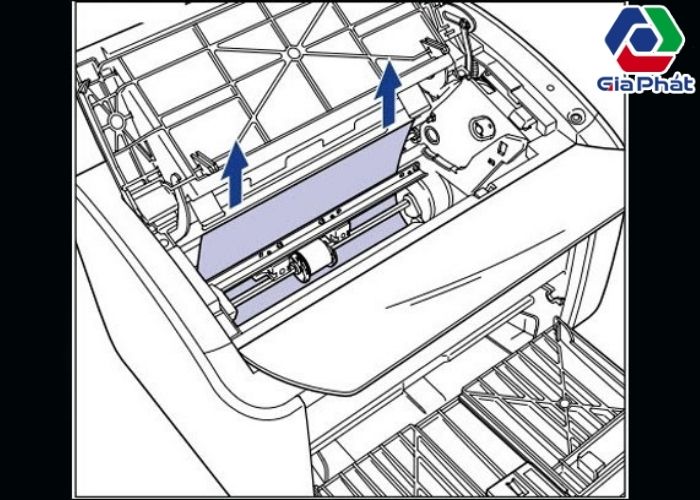 Xử lý máy in HP bị kẹt giấy
