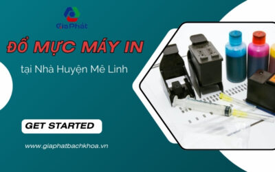 Đổ mực máy in tại nhà huyện Mê Linh