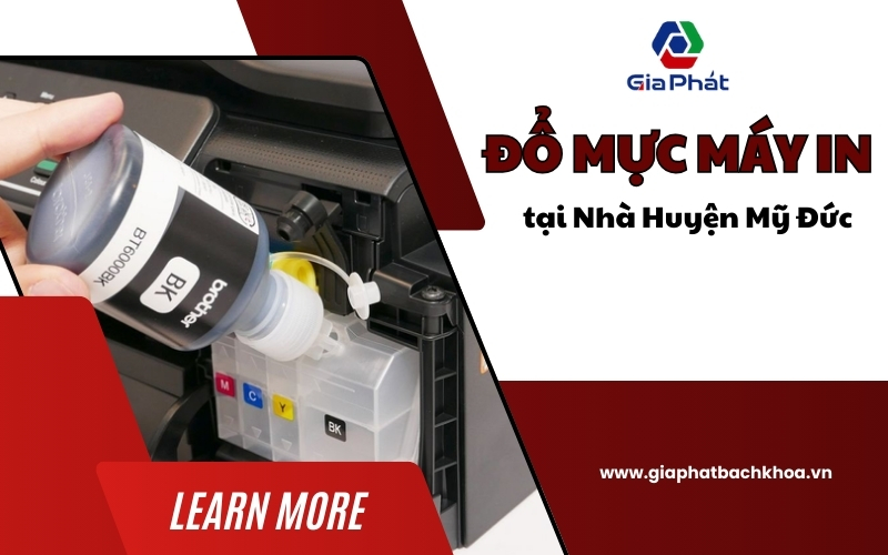 Đổ mực máy in tại nhà huyện Mỹ Đức